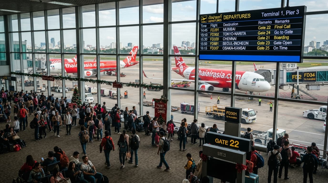 New Thai AirAsia Routes for December Travel from Bangkok
