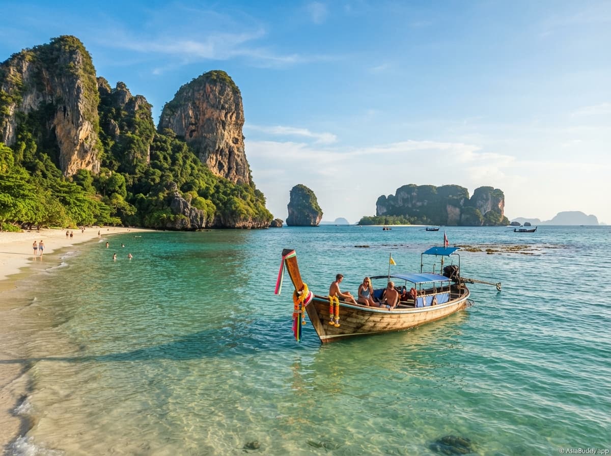 Krabi 4 Islands & Railay Beach Day Tour