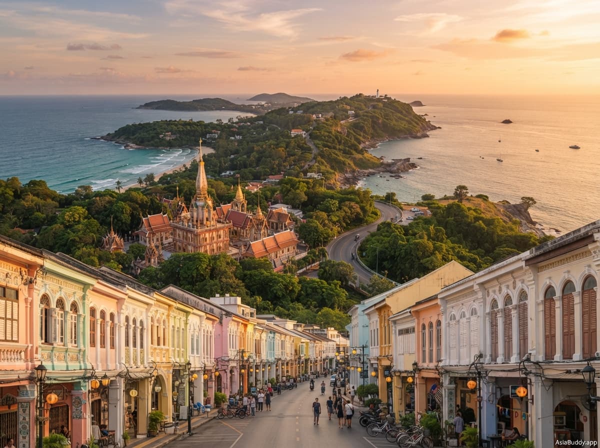Phuket Old Town, Beaches & Sunset Viewpoints Day Tour